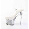 Pleaser - ADORE708PREMRSI Sandale à bride à la cheville - Transparent Product image